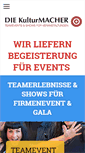 Mobile Screenshot of kulturmacher.com